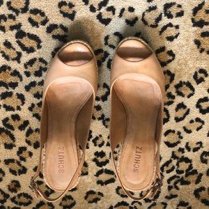 Schutz size 8 Leather Espadrilles